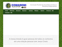 Tablet Screenshot of comademi.org